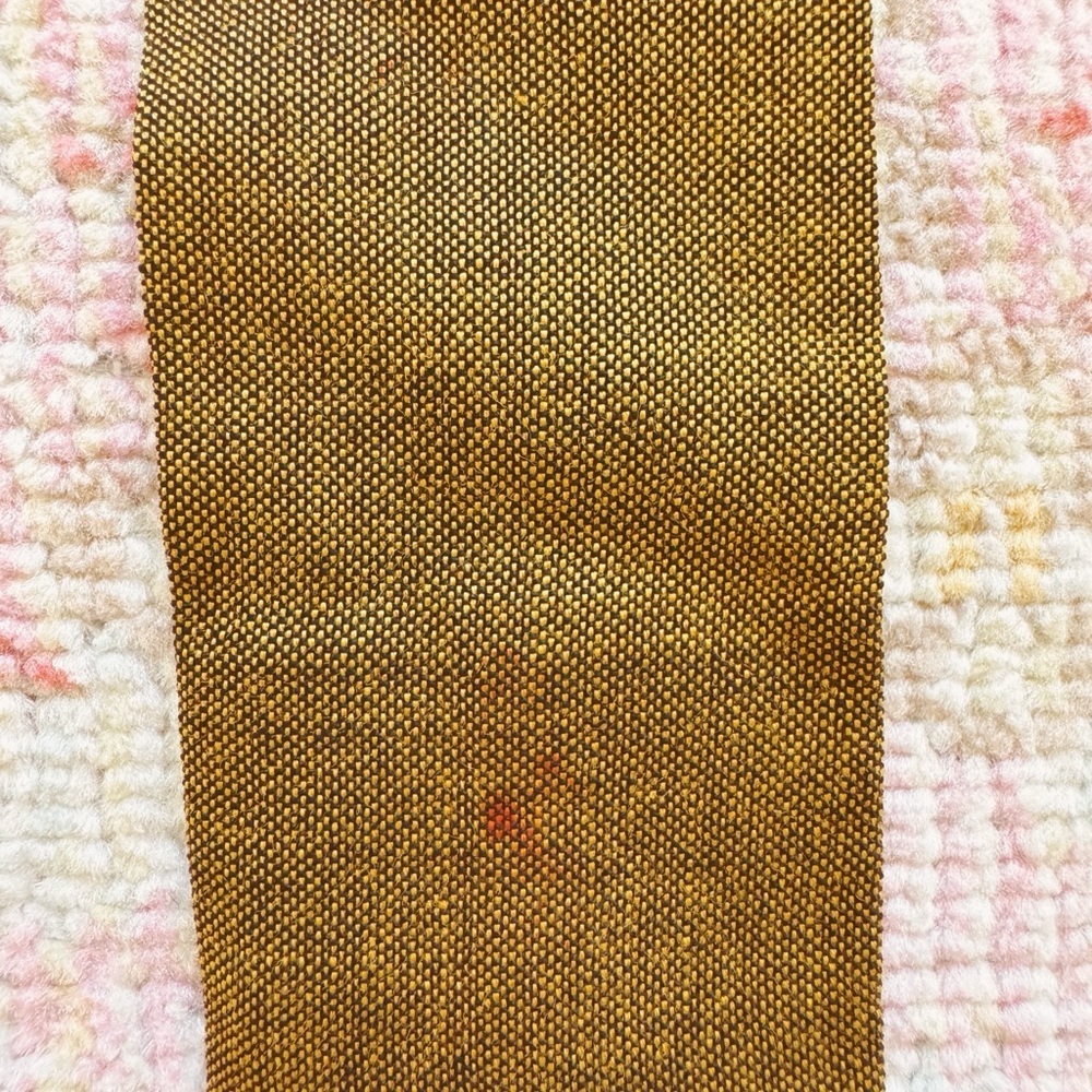 Yellow Men’s Vintage Suit Tie - Picture 3 of 5